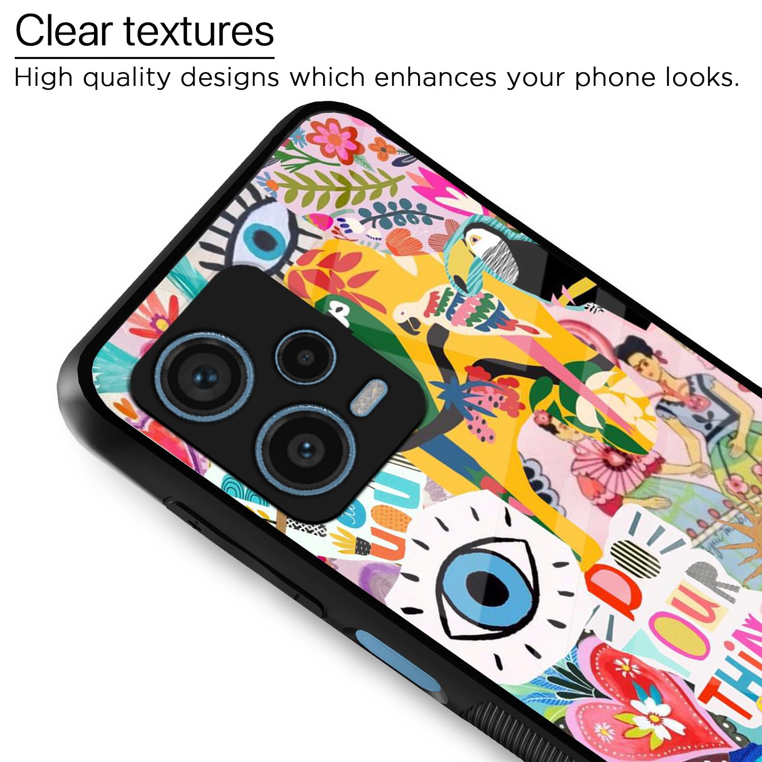 Pikkme Redmi Note 12 Pro Plus 5G Flower mobile back cover – photo 4