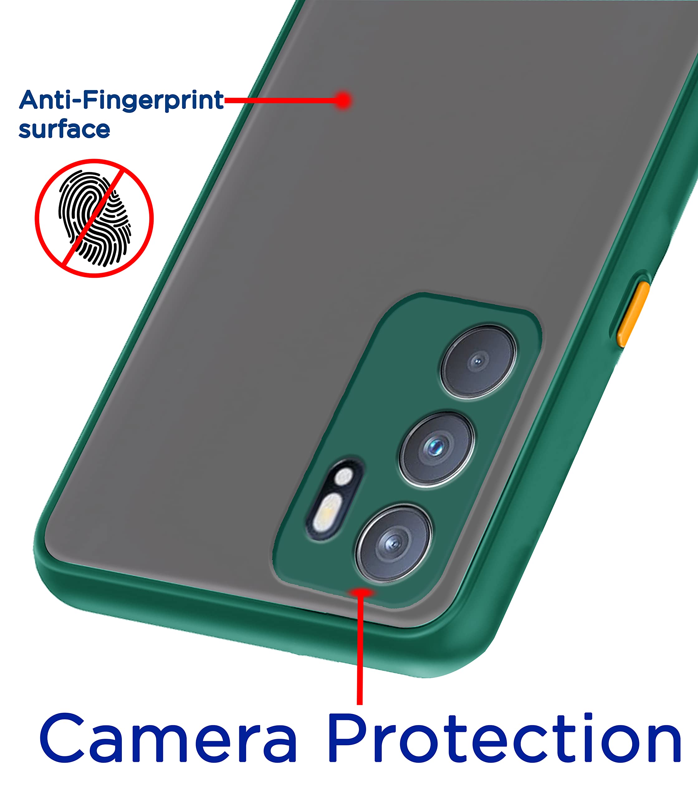 Oppo Reno 6 5G back cover in green by Pikkme – photo 2