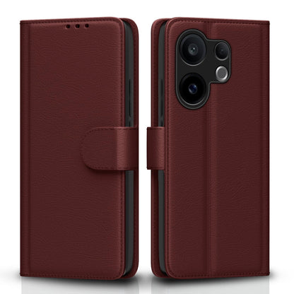 Vivo V60/T4 Pro 5G mobile flip cover in brown by Pikkme