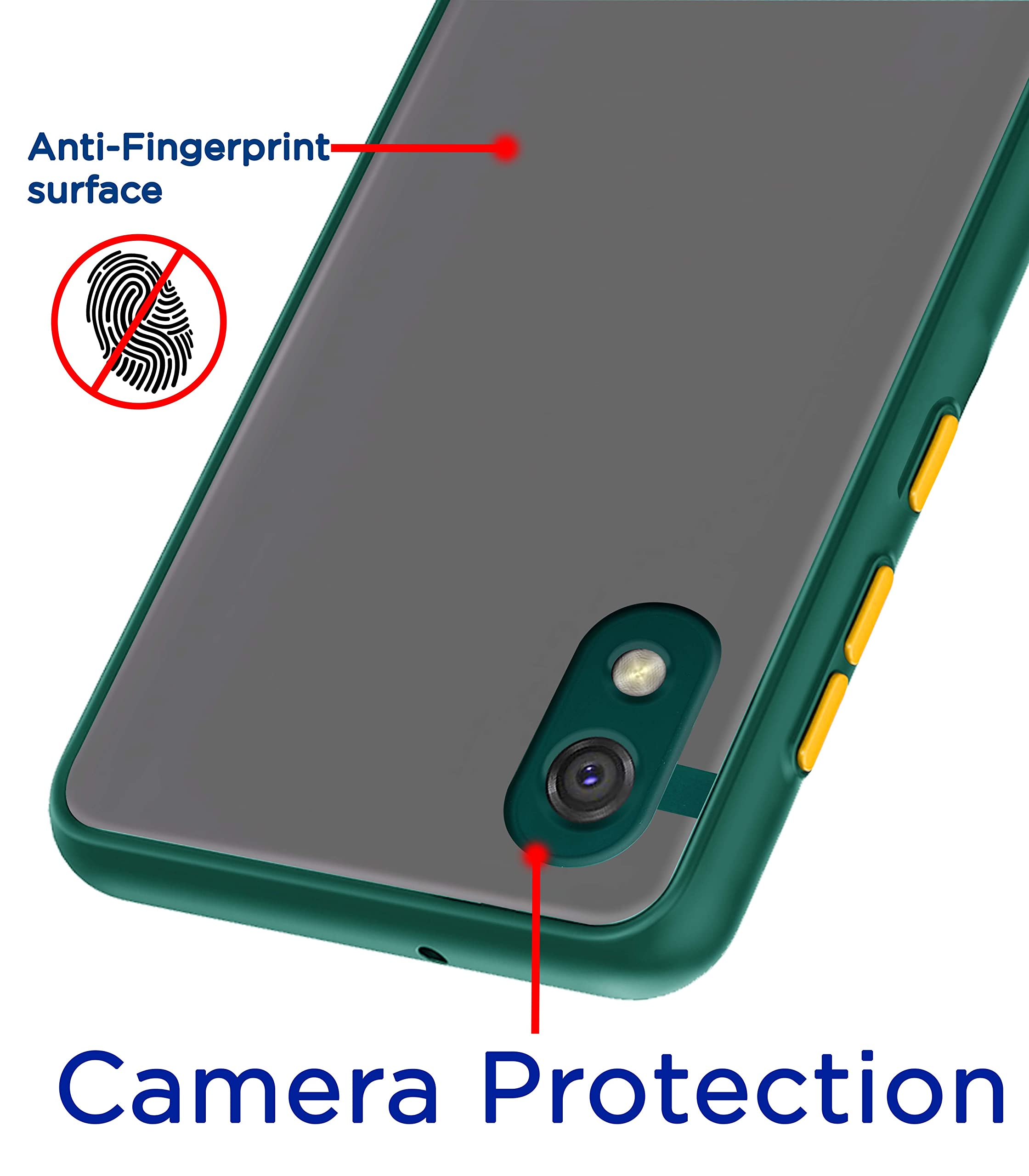 Pikkme Samsung M01 Core Matte green mobile cover – photo 2