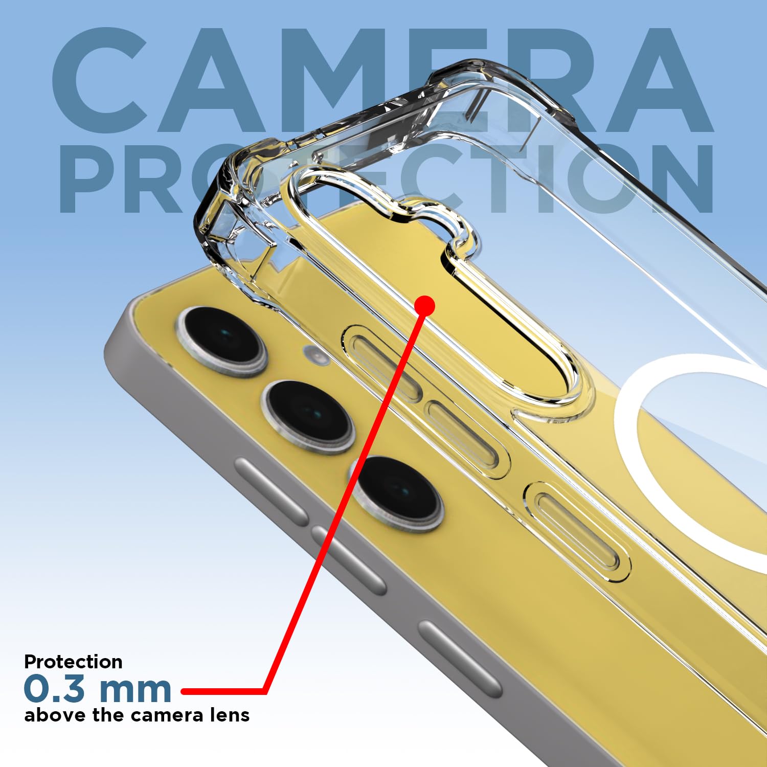 Samsung S24 FE 5G back cover in transparent mag-safe by Pikkme – photo 5