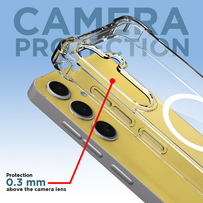 Samsung S24 FE 5G back cover in transparent mag-safe by Pikkme – photo 5