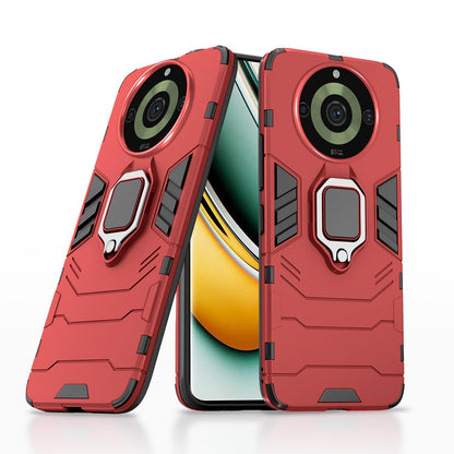 Pikkme red back cover for Realme 11 Pro/Pro Plus 5G