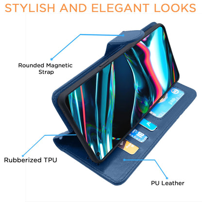 Blue Wallet wallet flip cover for Realme 7 Pro – Pikkme – photo 4
