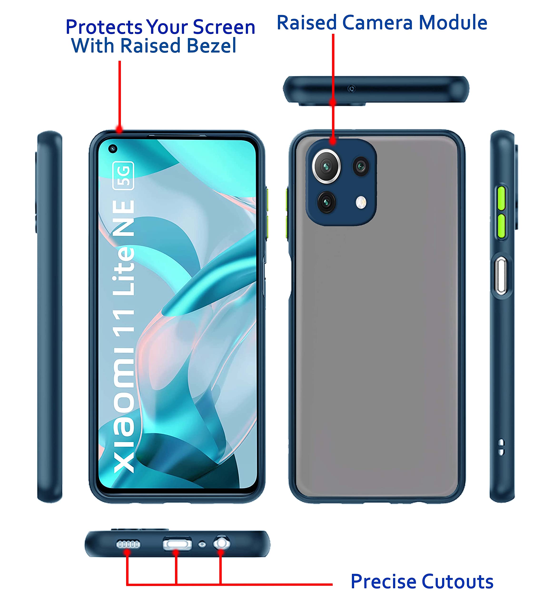 Pikkme Mi 11 Lite blue phone cover – photo 3