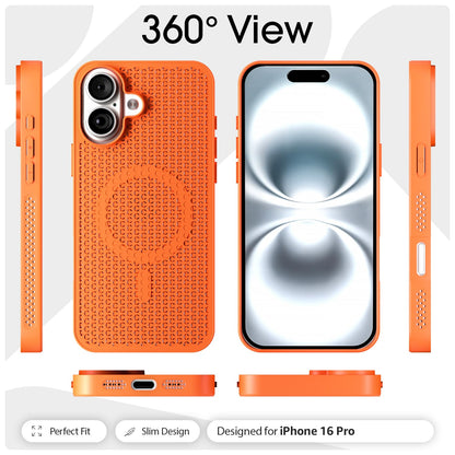 iPhone 16 MagSafe back cover in orange by Pikkme – photo 3
