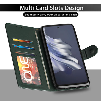 Pikkme Tecno Spark 20 Pro Vintage Flip Cover (Green)