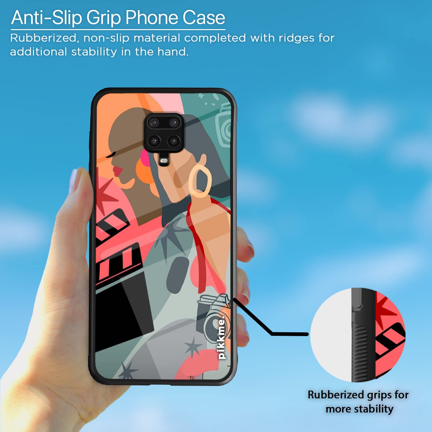 Redmi Note 9 Pro/Note 9 Pro Max/Note 10 Lite Hybrid mobile back cover by Pikkme – photo 5