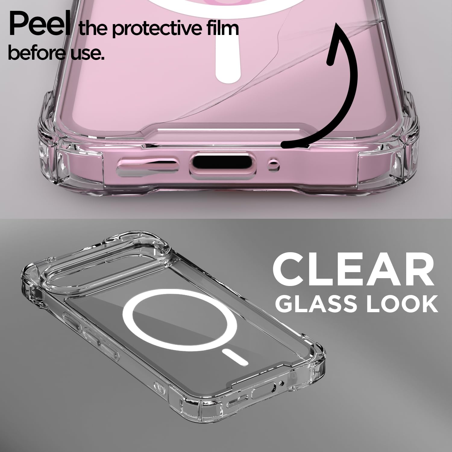 Google Pixel 9 Pro XL 5G mobile back cover in transparent mag-safe by Pikkme – photo 3