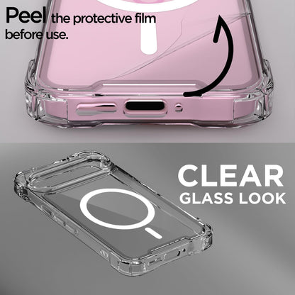 Google Pixel 9 Pro XL 5G mobile back cover in transparent mag-safe by Pikkme – photo 3