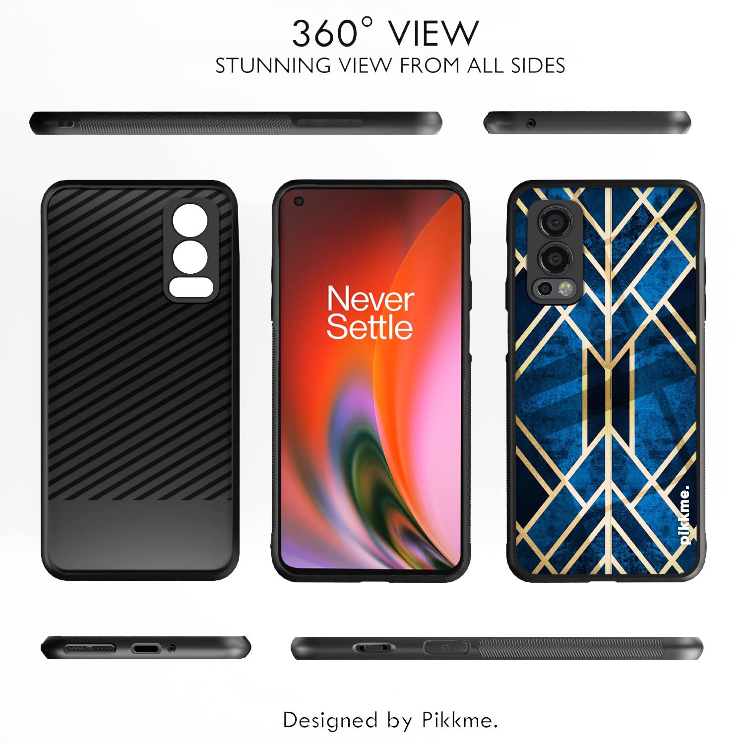 OnePlus Nord 2 5G Hybrid back cover by Pikkme – photo 2