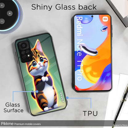 Pikkme Cat mobile back cover for Redmi Note 11 Pro/Note 11 Pro Plus 5G – photo 3