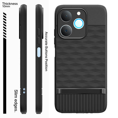 Realme P4 Lite 4G Silicone mobile back cover in black by Pikkme – photo 3