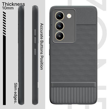 Pikkme Vivo T3 5G / Vivo Y200e 5G Gencase Back Cover (Grey)