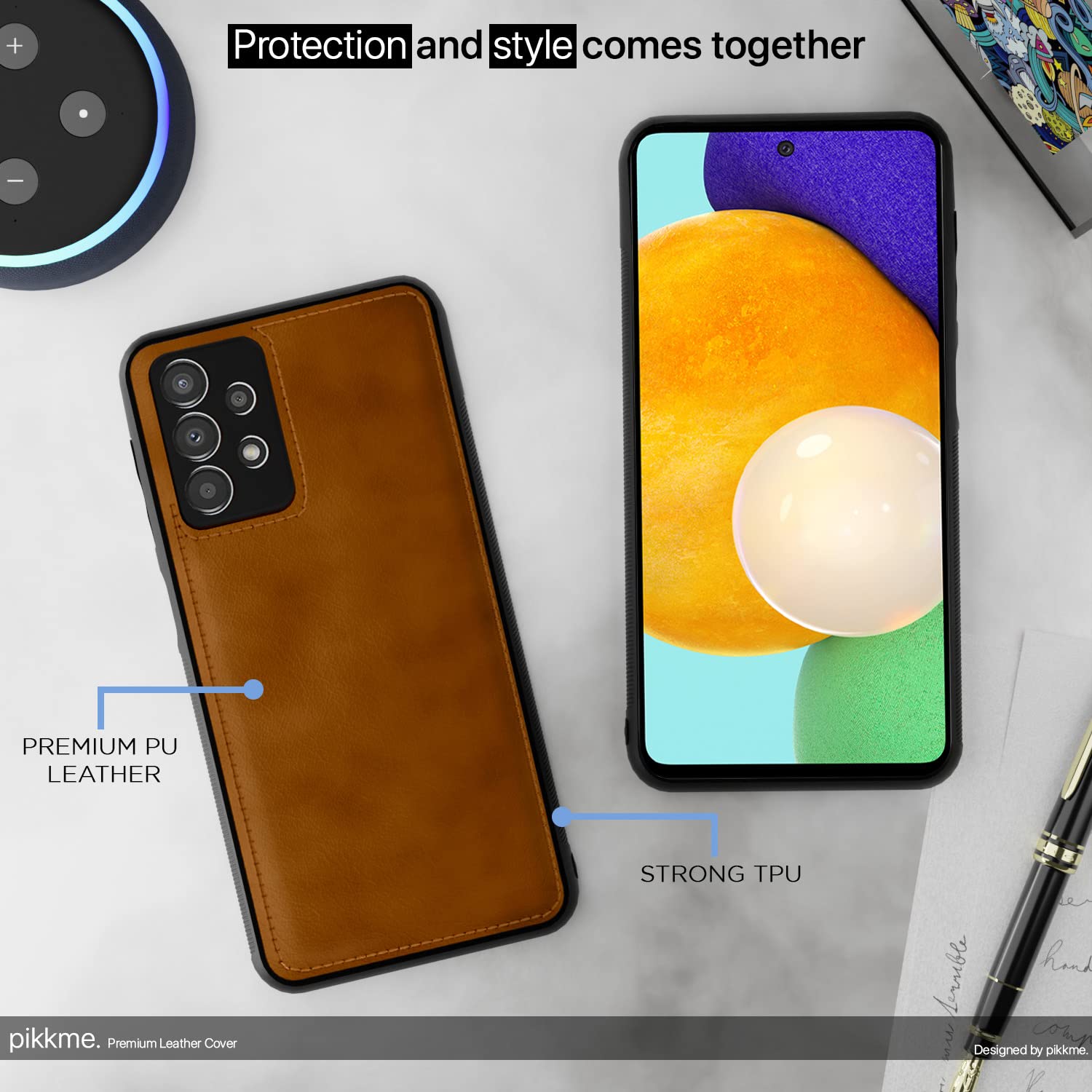 Brown mobile cover for Samsung A52/A52s 5G – Pikkme – photo 5