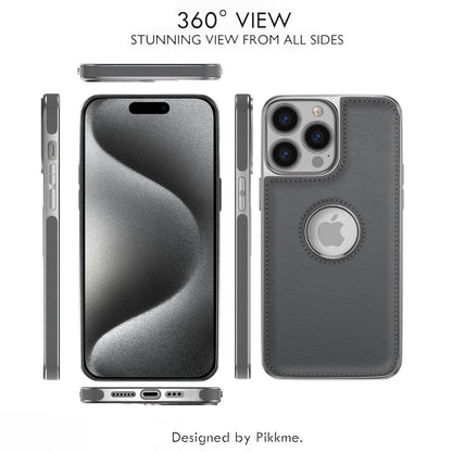 Pikkme gray mobile cover for iPhone 15 Pro – photo 2