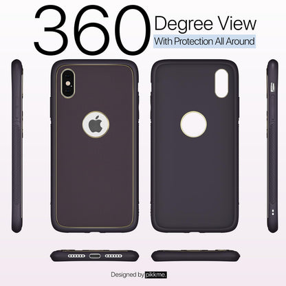 Pikkme iPhone X/XS Chrome purple phone cover – photo 3