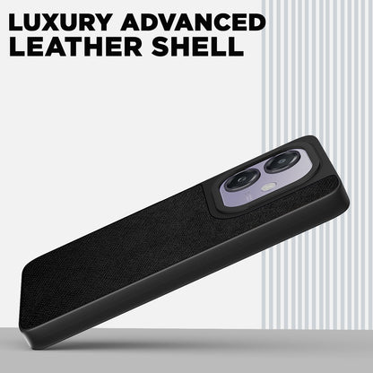 Black Leatherback phone cover for Oppo A3x 5G/A3x 4G – Pikkme – photo 2
