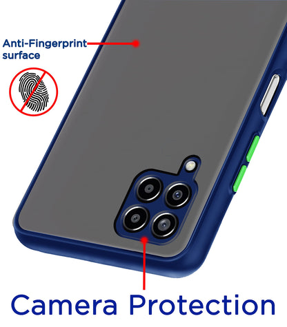Blue Hybrid mobile back cover for Samsung M53 5G – Pikkme – photo 4