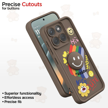 Pikkme brown Soft Silicone mobile cover for Moto Edge 70 Fusion 5G – photo 6