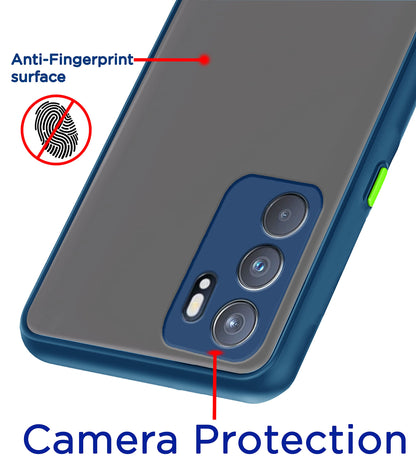 Pikkme blue Hybrid back cover for Oppo Reno 6 5G – photo 2