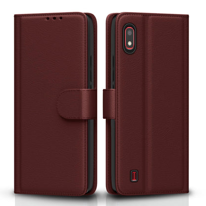 Brown mobile flip cover for Samsung A10 – Pikkme
