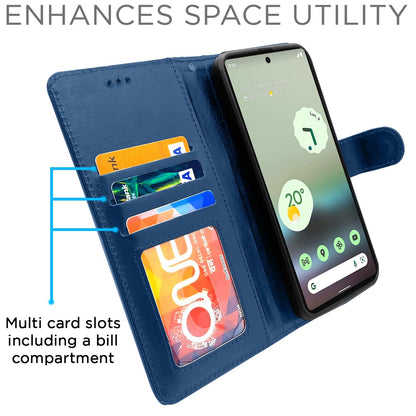 Pikkme blue Wallet wallet flip cover for Google Pixel 6a – photo 5