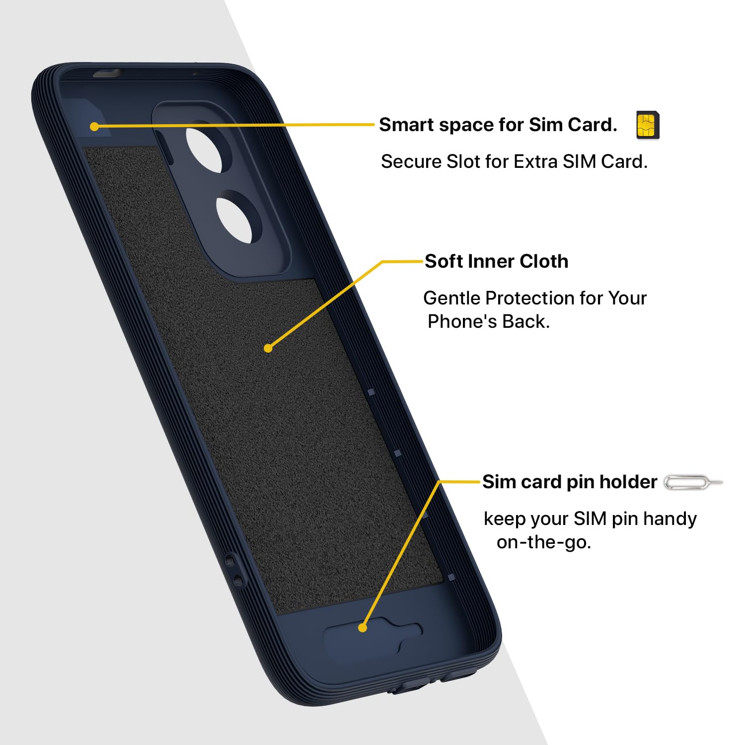 Pikkme Vivo T5 Pro 5G Silicone blue mobile back cover – photo 6