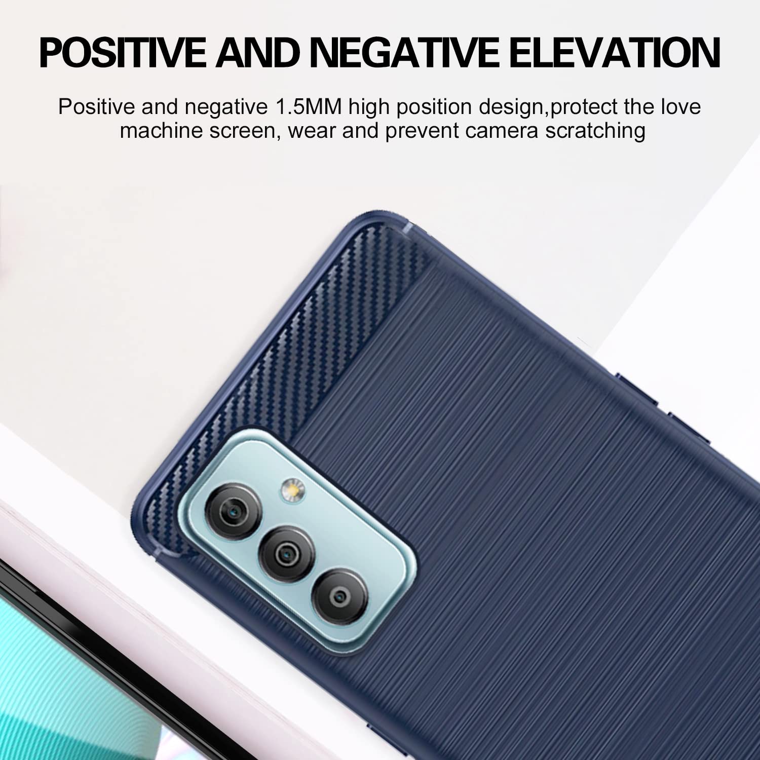 Samsung F23 5G Hybrid mobile back cover in blue by Pikkme – photo 5