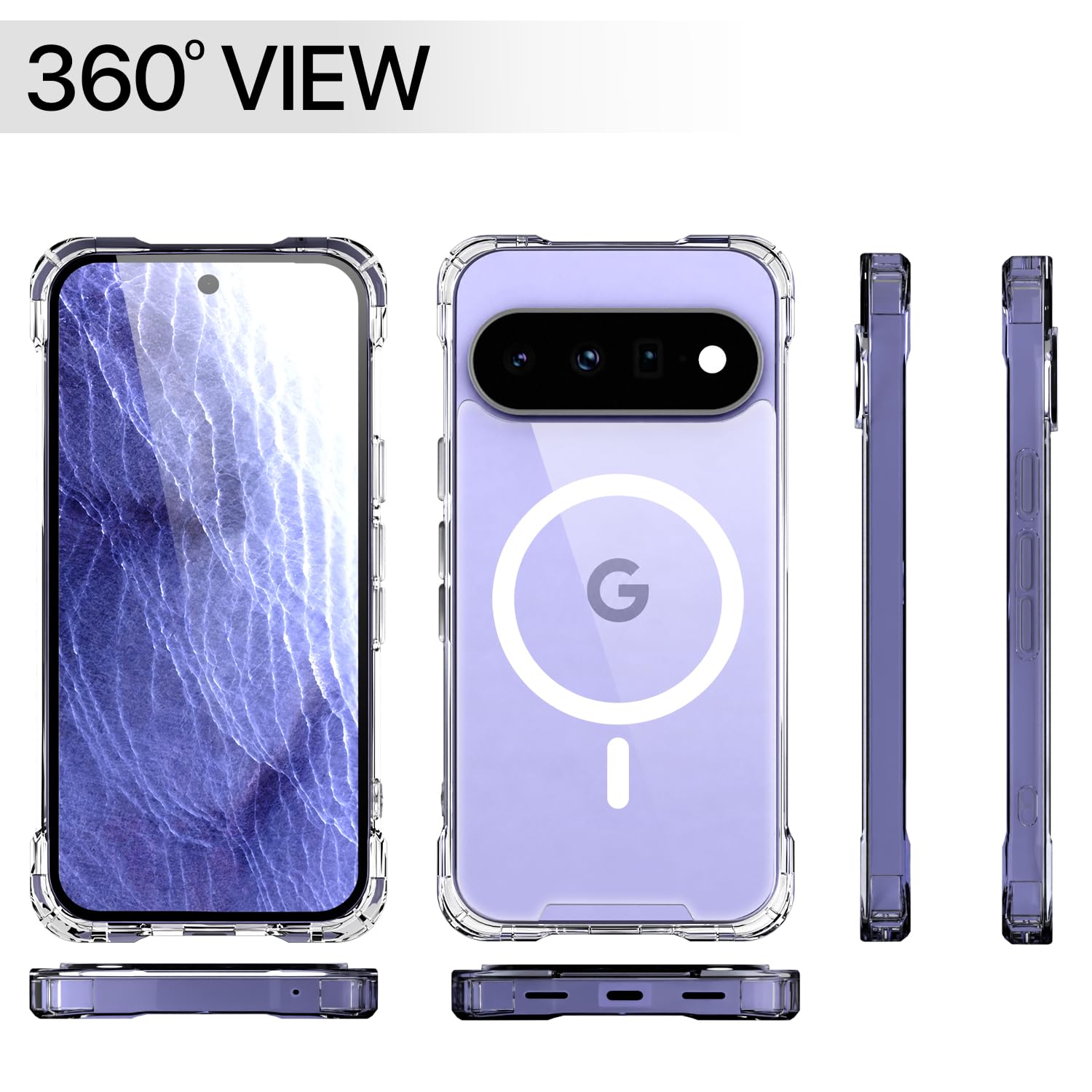 Google Pixel 11 mobile back cover in transparent mag-safe by Pikkme – photo 7