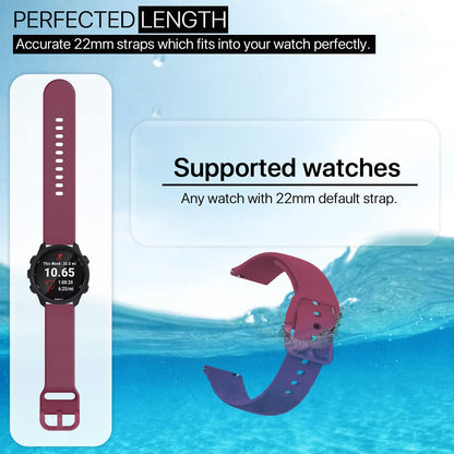 Pikkme Silicone Watch Strap Compatible (Purple) – photo 5