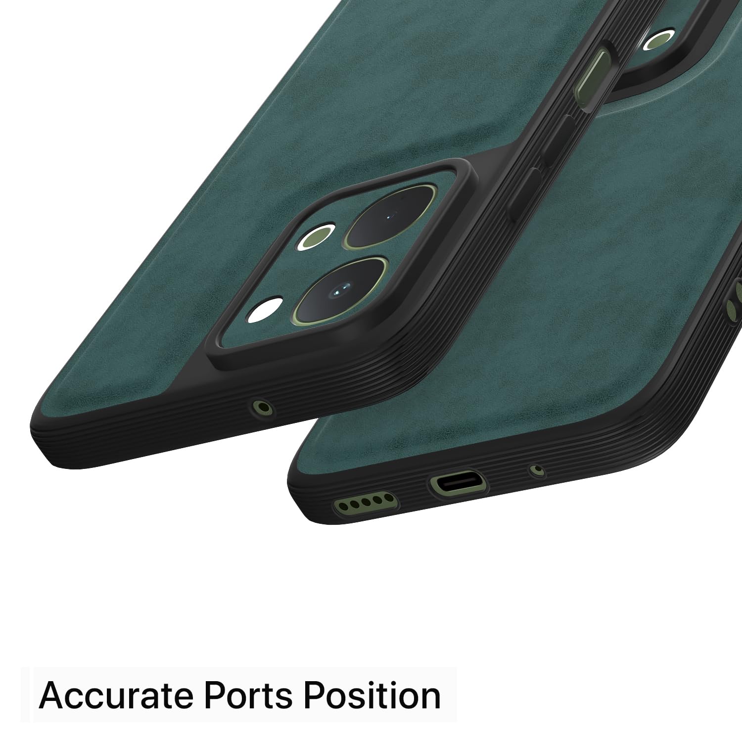 Green back cover for Vivo T5x/Y51 Pro/iQOO Z11x 5G – Pikkme – photo 4