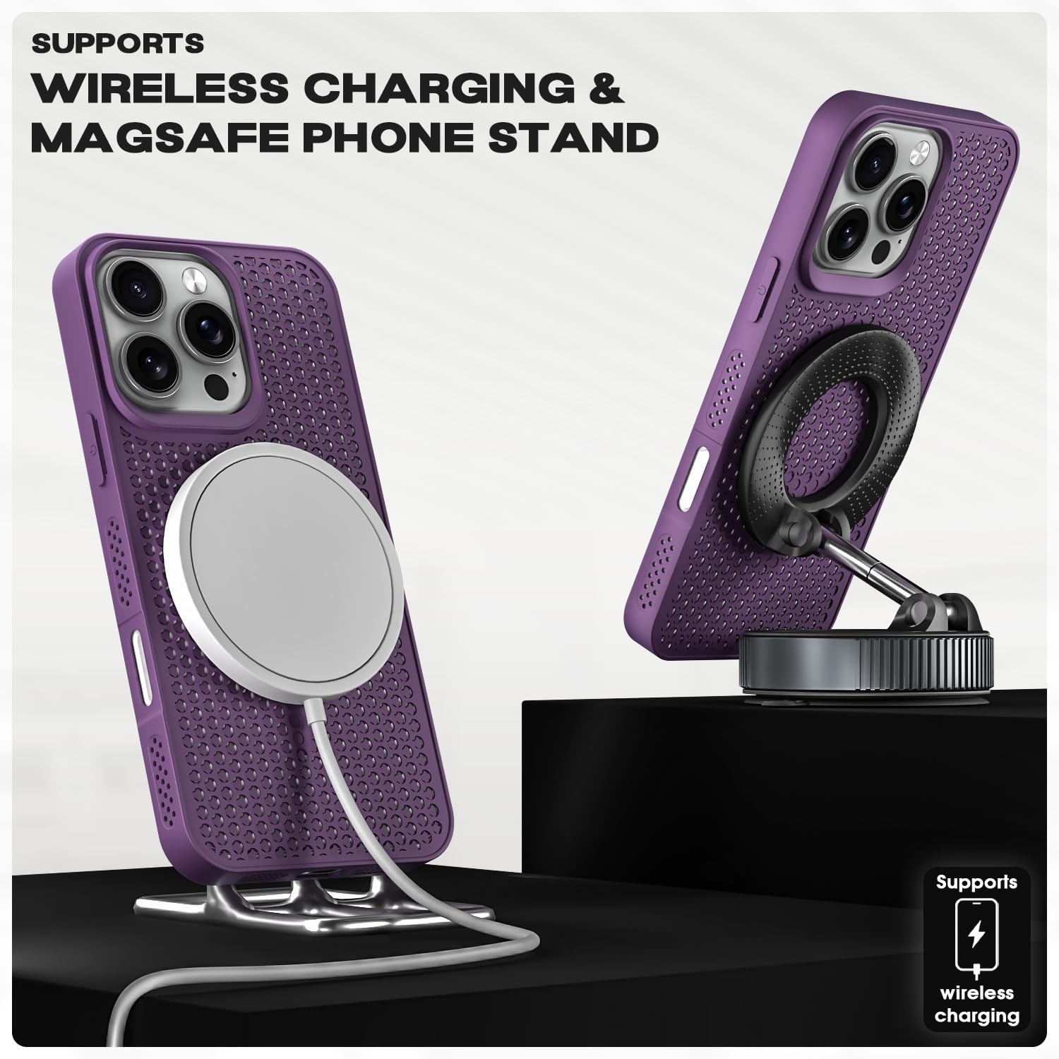 iPhone 16 Pro Max mobile cover in purple by Pikkme – photo 5