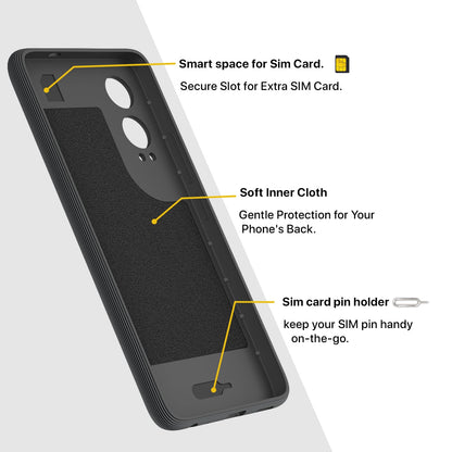 Pikkme OnePlus Nord Ce 4 Lite 5G Shockproof Soft Flexible Gencase Back Cover (Grey)