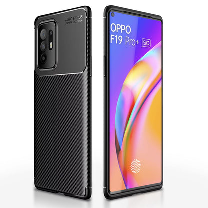 Oppo F19 Pro Plus 5G mobile cover in black by Pikkme