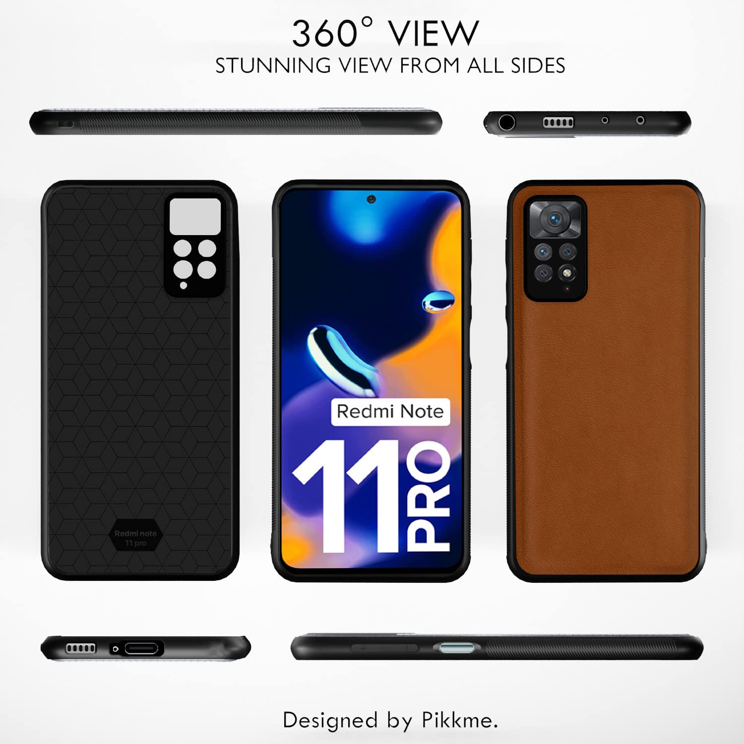Redmi Note 11 Pro/Note 11 Pro Plus 5G mobile cover in camel by Pikkme – photo 3