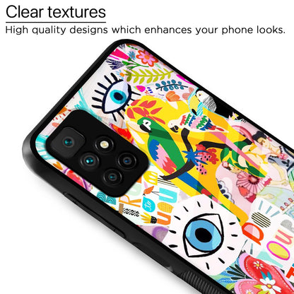 Redmi 10 Prime Flower mobile back cover by Pikkme – photo 4