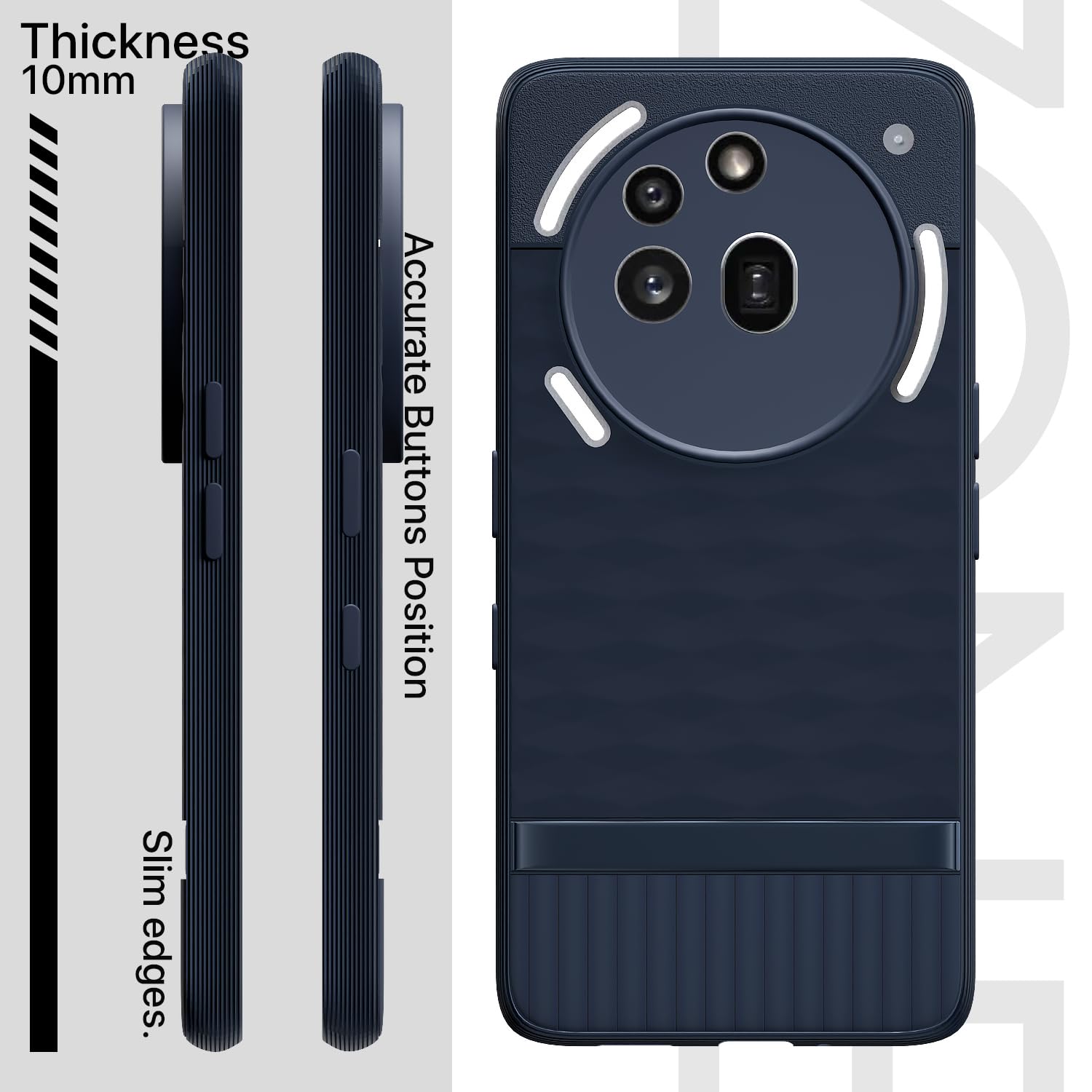Nothing Phone 3a Pro 5G Silicone phone cover in blue by Pikkme – photo 3