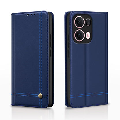 Pikkme Oppo Reno 13 Pro 5G blue mobile flip cover