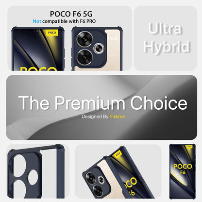 Pikkme blue Clear mobile cover for Poco F6 5G – photo 3