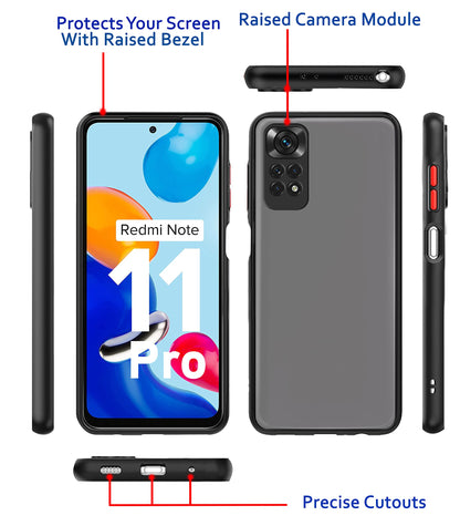 Black Hybrid phone cover for Redmi Note 11 Pro/Pro Plus 5G – Pikkme – photo 3