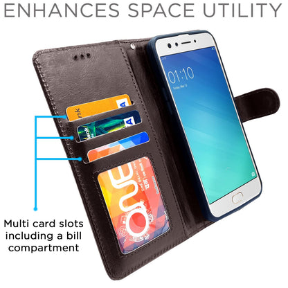 Pikkme Oppo F3 coffee mobile flip cover – photo 3