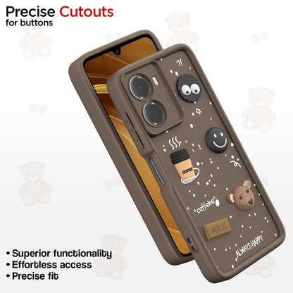 Pikkme Redmi 15A 5G/3D brown phone cover – photo 6
