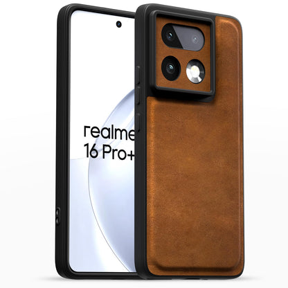 Pikkme Realme 16 Pro Plus 5G brown back cover