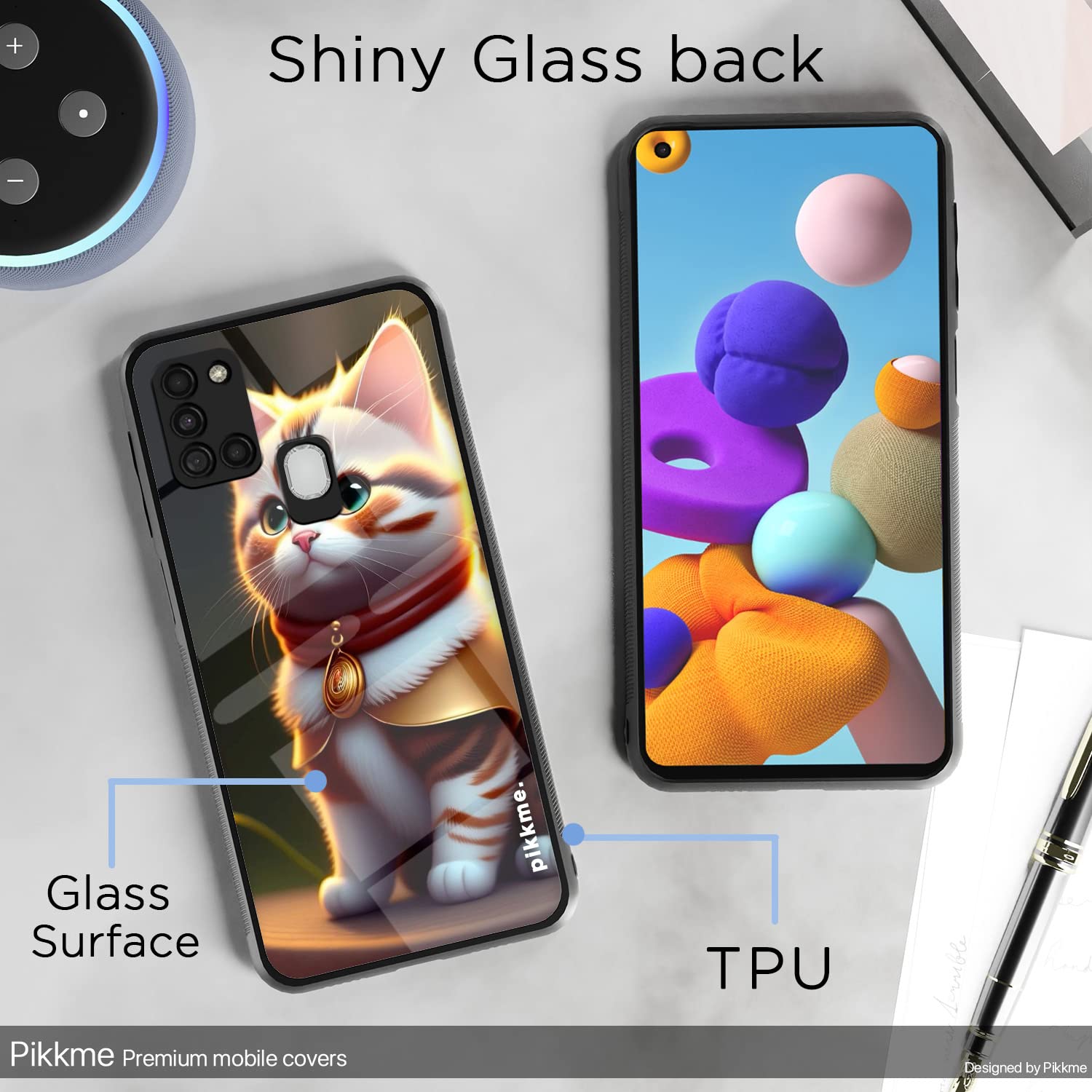 Samsung A21s Cat mobile cover by Pikkme – photo 3