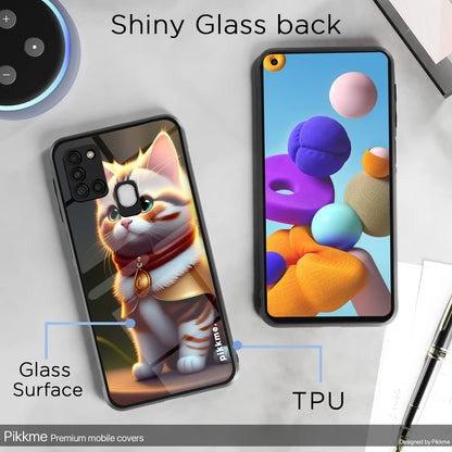 Samsung A21s Cat mobile cover by Pikkme – photo 3