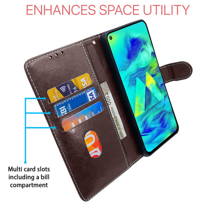 Samsung M40 mobile flip cover in coffee & brown by Pikkme – photo 3