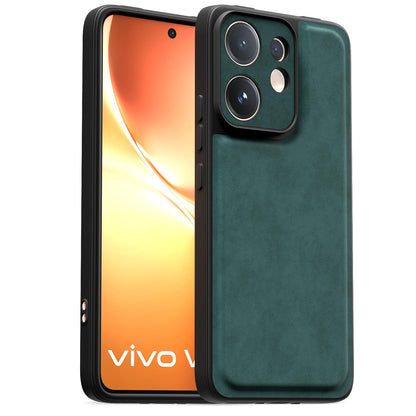 Pikkme Vivo V60/T4 Pro 5G Leather green phone cover