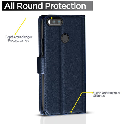 Pikkme blue Wallet flip cover for Mi A1 – photo 4