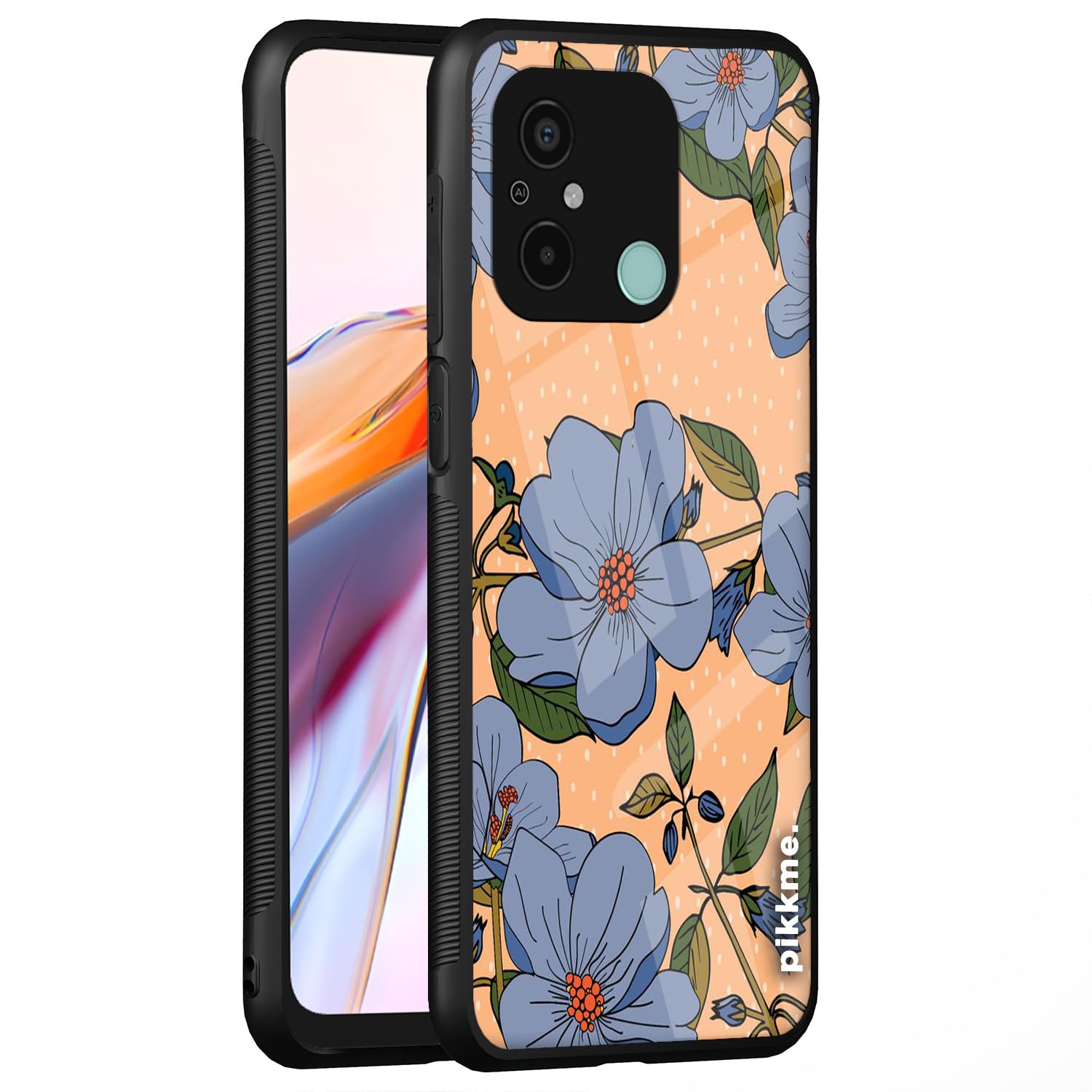 Flower Mobile back cover for Redmi 12C/Poco C55 – Pikkme